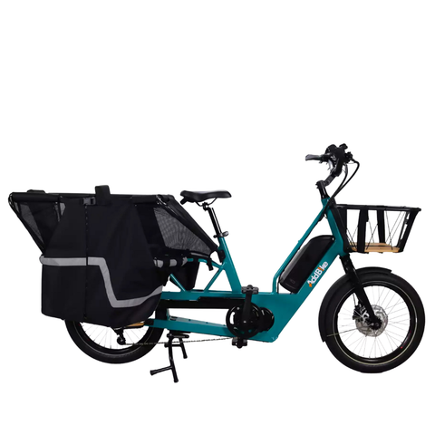 The AddBike U-Cargo Family Cargo eBike | Anthracite