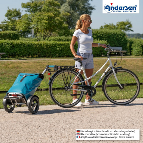 Andersen-Shopper | Bike Trailer | Shopping Trolley | Tura Frame | Ortlieb Bag