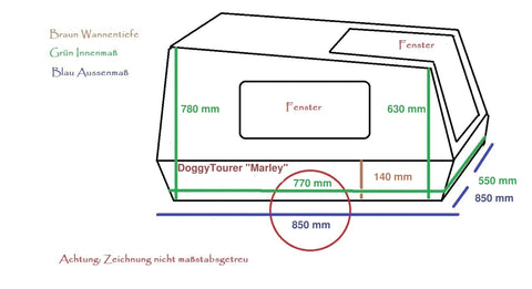 Doggy Tourer | Dog Bike Trailer | Cocoon | Large