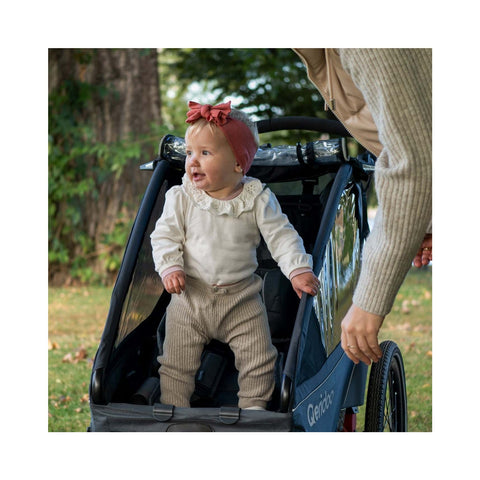 Qeridoo Kidgoo 2 | Pacific Blue | Two-Seater Child Bike Trailer — image 8