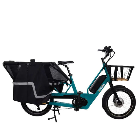 Addbike - AddBike U - Cargo | Electric Family Bike | Emerald - Hitch A Bike - UCFE001 - V1.1.2