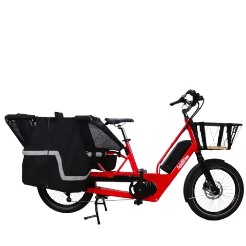 Addbike - AddBike U - Cargo - Electric Family Bike - Red Fire - Hitch A Bike - UCFR001 - V1.1.2
