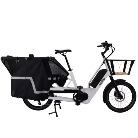 Addbike - AddBike U - Cargo | Electric Family Bike | White - Hitch A Bike - UCFB001 - V1.1.2