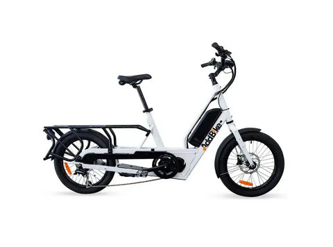 Addbike - AddBike U - Cargo Lite - Electric Cargo Bike - White - Hitch A Bike - UCLB001 - V1.1.2