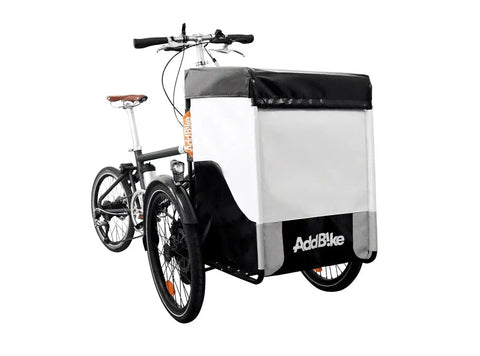 Addbike - The AddBike+ Carry'Box Kit Cargo Bike Trailer - Front Mounted - Hitch A Bike -