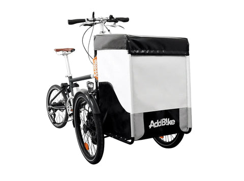 Addbike - The AddBike+ Carry'Box Kit Cargo Bike Trailer | Front Mounted - Hitch A Bike - 