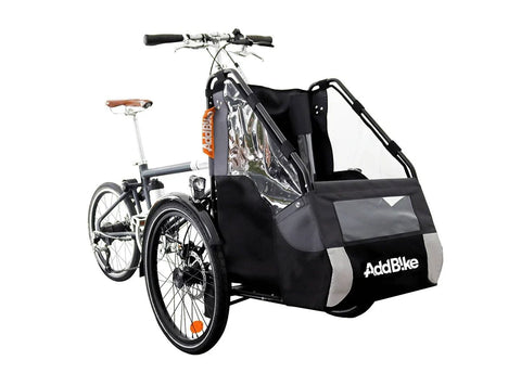 Addbike - The AddBike+ Carry'Dog Kit Dog Bike Trailer | Front Mounted - Hitch A Bike - 