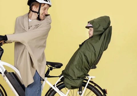 Hamax Amaze Frame-Mounted Bike Seat 2026 — Grey/Lime Green (view 5)