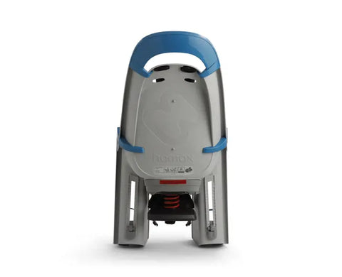 Hamax Amaze Rack-Mounted Bike Seat — Light Grey/Petrol Blue (detail)