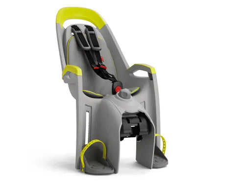 Hamax Amaze Rack-Mounted Bike Seat 2026 — Grey/Lime Green (view 3)