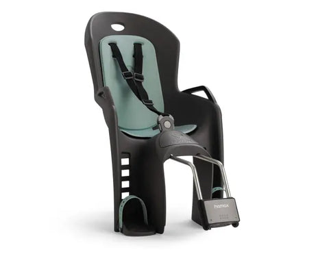 Hamax Amiga Frame-Mounted Bike Seat 2026 — Dark Grey/Green (view 3)