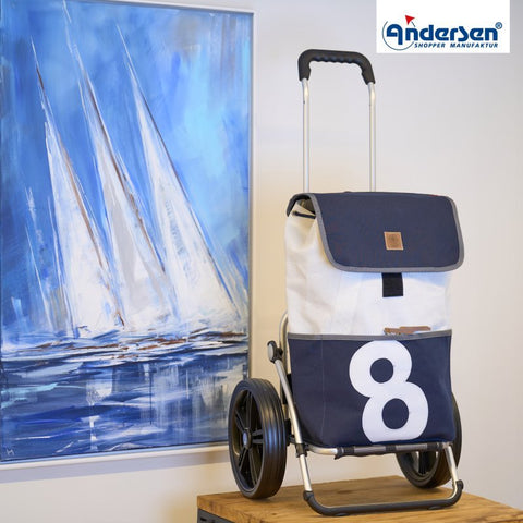 Andersen - Shopper - Andersen - Shopper | Bike Trailer Shopping Trolley | Royal Frame | 360° Mole 8 Bag - Hitch A Bike - 168-093-08