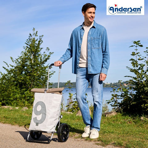 Andersen - Shopper - Andersen - Shopper | Bike Trailer Shopping Trolley | Royal Frame | 360° Steg 9 Bag - Hitch A Bike - 166-094-09