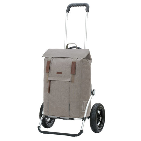 162-240-20 | Andersen Royal Frame | Basil City Bag Bag | Silver/Grey | gallery 1 | Hitch A Bike