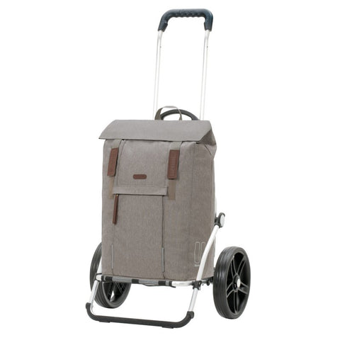 166-240-20 | Andersen Royal Frame | Basil City Bag Bag | Silver/Grey | gallery 1 | Hitch A Bike