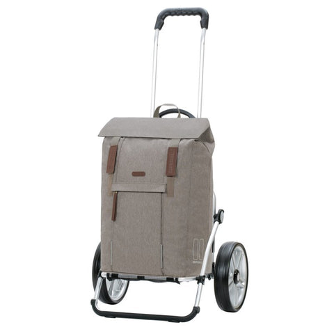 167-240-20 | Andersen Royal Frame | Basil City Bag Bag | Silver/Grey | gallery 1 | Hitch A Bike