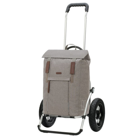 165-240-20 | Andersen Royal Frame | Basil City Bag Bag | Silver/Grey | gallery 1 | Hitch A Bike
