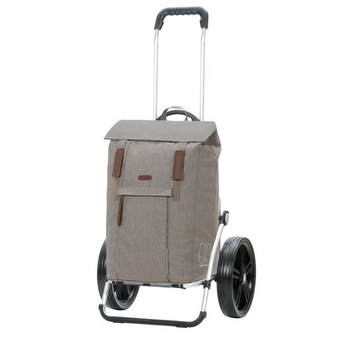 164-240-20 | Andersen Royal Frame | Basil City Bag Bag | Silver/Grey | gallery 1 | Hitch A Bike