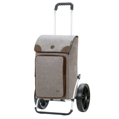 164-231-20 | Andersen Royal Frame | Holk Bag Bag | Silver/Grey | gallery 1 | Hitch A Bike