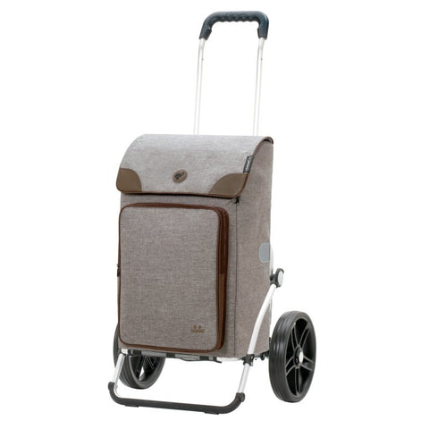 166-231-20 | Andersen Royal Frame | Holk Bag Bag | Silver/Grey | gallery 1 | Hitch A Bike
