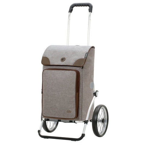 168-231-20 | Andersen Royal Frame | Holk Bag Bag | Silver/Grey | gallery 1 | Hitch A Bike