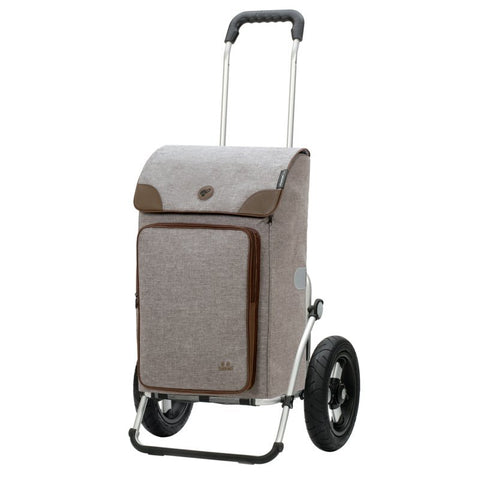 165-231-20 | Andersen Royal Frame | Holk Bag Bag | Silver/Grey | gallery 1 | Hitch A Bike