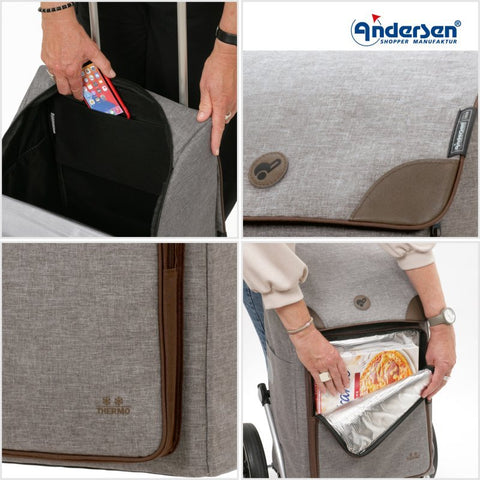 Andersen - Shopper - Andersen - Shopper | Bike Trailer Shopping Trolley | Royal Frame | Holk Bag - Hitch A Bike - 168-231-80