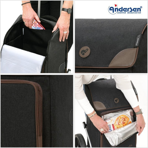 Andersen - Shopper - Andersen - Shopper | Bike Trailer Shopping Trolley | Royal Frame | Holk Bag - Hitch A Bike - 168-231-80