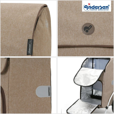 Andersen - Shopper - Andersen - Shopper | Bike Trailer Shopping Trolley | Royal Frame | Ipek Maxi Bag - Hitch A Bike - 168-236-80