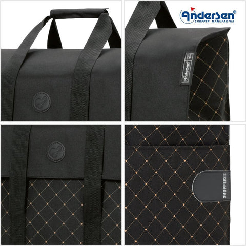 Andersen - Shopper - Andersen - Shopper | Bike Trailer Shopping Trolley | Royal Frame | Lisa Bag - Hitch A Bike - 168-239-90