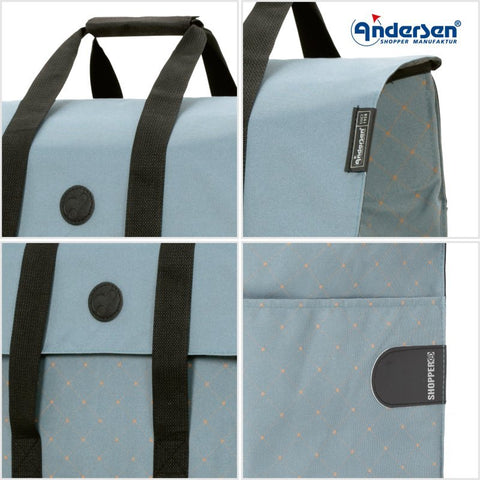 Andersen - Shopper - Andersen - Shopper | Bike Trailer Shopping Trolley | Royal Frame | Lisa Bag - Hitch A Bike - 168-239-90