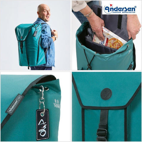Andersen - Shopper - Andersen - Shopper | Bike Trailer Shopping Trolley | Royal Frame | Oli.P 3.0 Bag - Hitch A Bike - 167-211-91