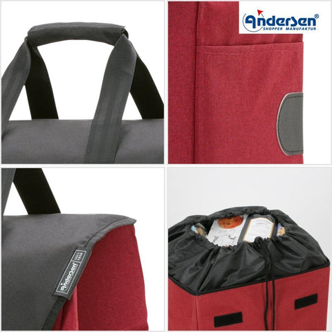 Andersen - Shopper - Andersen - Shopper | Bike Trailer Shopping Trolley | Royal Frame | Senta 2.0 Bag - Hitch A Bike - 168-028-92