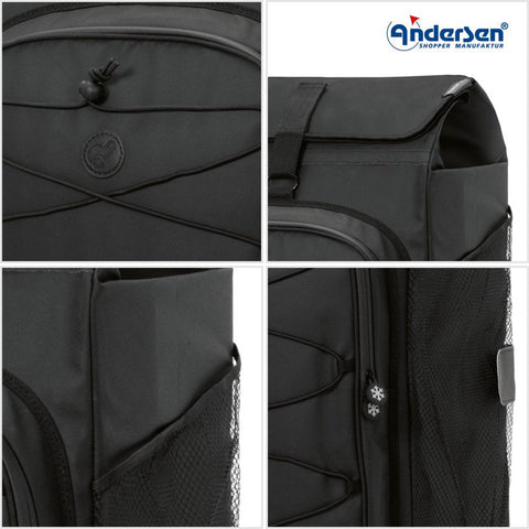 Andersen - Shopper - Andersen - Shopper | Bike Trailer Shopping Trolley | Royal Plus Frame | Fado 3.0 Bag - Hitch A Bike - 147-143-83
