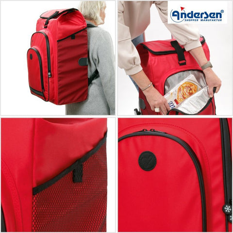 Andersen - Shopper - Andersen - Shopper | Bike Trailer Shopping Trolley | Royal Plus Frame | Hydro 3.0 Bag - Hitch A Bike - 147-036-93