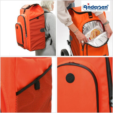 Andersen - Shopper - Andersen - Shopper | Bike Trailer Shopping Trolley | Royal Plus Frame | Hydro 3.0 Bag - Hitch A Bike - 147-036-93