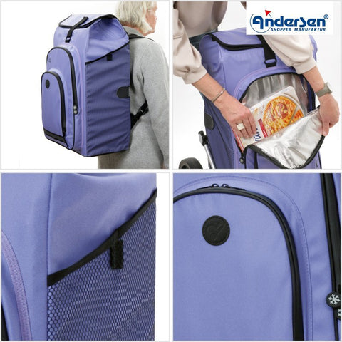 Andersen - Shopper - Andersen - Shopper | Bike Trailer Shopping Trolley | Royal Plus Frame | Hydro 3.0 Bag - Hitch A Bike - 147-036-93
