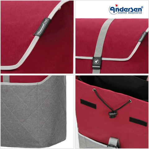 Andersen - Shopper - Andersen - Shopper | Bike Trailer Shopping Trolley | Royal Plus Frame | Lasse Bag - Hitch A Bike - 147-221-90