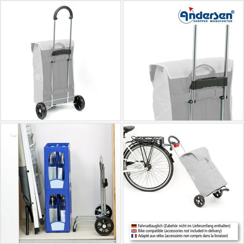 Andersen - Shopper - Andersen - Shopper | Bike Trailer Shopping Trolley | Scala Frame | Abbo Bag - Hitch A Bike - 112-234-20