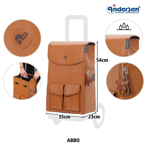Andersen - Shopper - Andersen - Shopper | Bike Trailer Shopping Trolley | Scala Frame | Abbo Bag - Hitch A Bike - 112-234-40