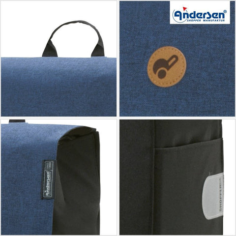 Andersen - Shopper - Andersen - Shopper | Bike Trailer Shopping Trolley | Scala Frame | Hera Bag - Hitch A Bike - 112-004-44