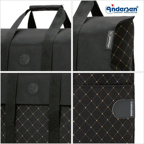 Andersen - Shopper - Andersen - Shopper - Bike Trailer Shopping Trolley - Scala Frame - Lisa Bag - Hitch A Bike - 112-239-90