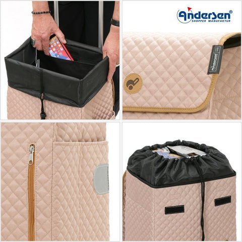 Andersen - Shopper - Andersen - Shopper | Bike Trailer Shopping Trolley | Scala Frame | Lissa Bag - Hitch A Bike - 112-232-40