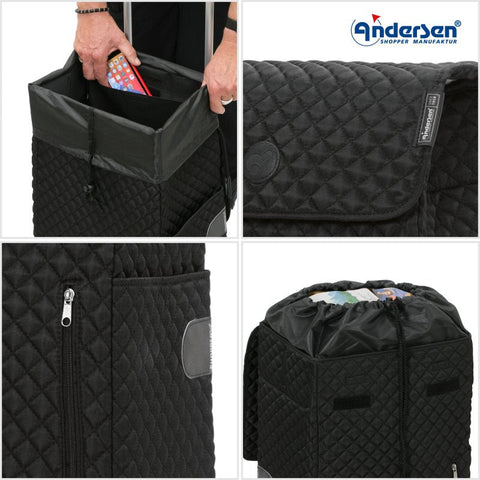 Andersen - Shopper - Andersen - Shopper | Bike Trailer Shopping Trolley | Scala Frame | Lissa Bag - Hitch A Bike - 112-232-80