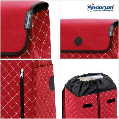 Andersen - Shopper - Andersen - Shopper | Bike Trailer Shopping Trolley | Scala Frame | Sofia Bag - Hitch A Bike - 112-202-70