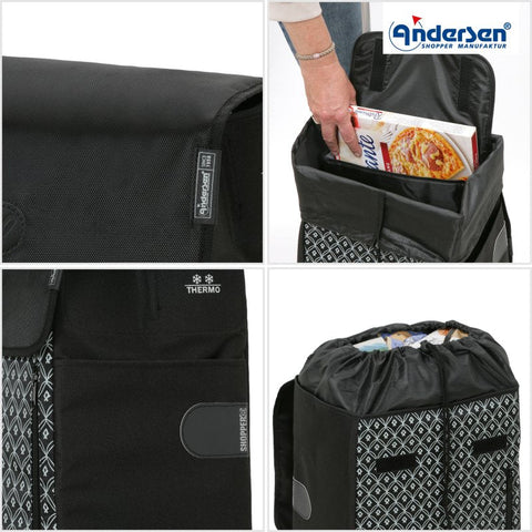 Andersen - Shopper - Andersen - Shopper | Bike Trailer Shopping Trolley | Scala Frame | Teda Bag - Hitch A Bike - 112-235-80