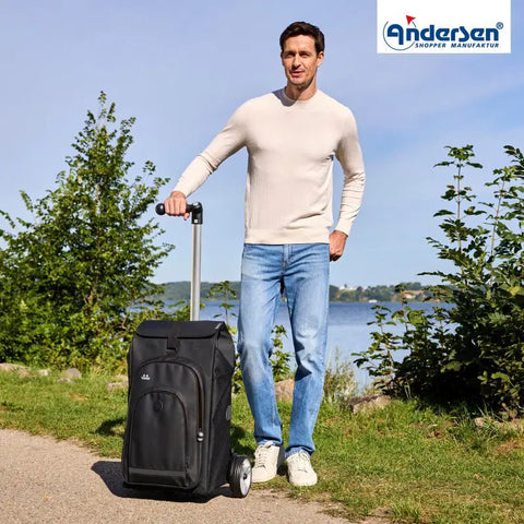 Andersen - Shopper - Andersen - Shopper - Bike Trailer Shopping Trolley - Unus Frame - Hydro 3.0 Bag - Hitch A Bike - 140-036-93