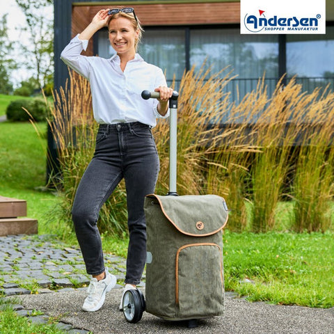 Andersen - Shopper - Andersen - Shopper | Bike Trailer Shopping Trolley | Unus Frame | Marta Bag - Hitch A Bike - 140-233-50