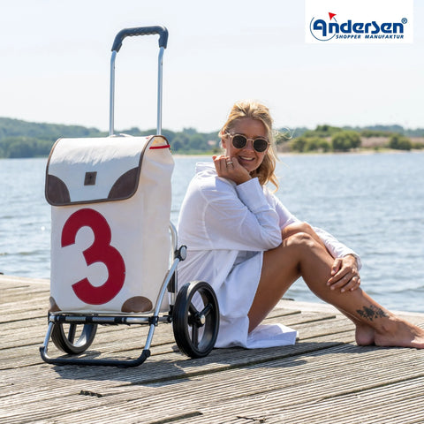 Andersen-Shopping - Andersen-Shopper | Bike Trailer | Shopping Trolley | Royal Frame | 360° Lee Bag - 166-091-03 - Hitch A Bike - United Kingdom