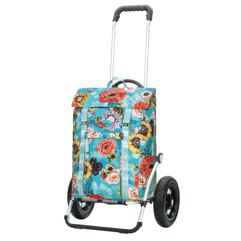 Andersen-Shopping - Andersen-Shopper | Bike Trailer | Shopping Trolley | Royal Frame | Basil Bloom Bag - 166-207-90 - Hitch A Bike - United Kingdom